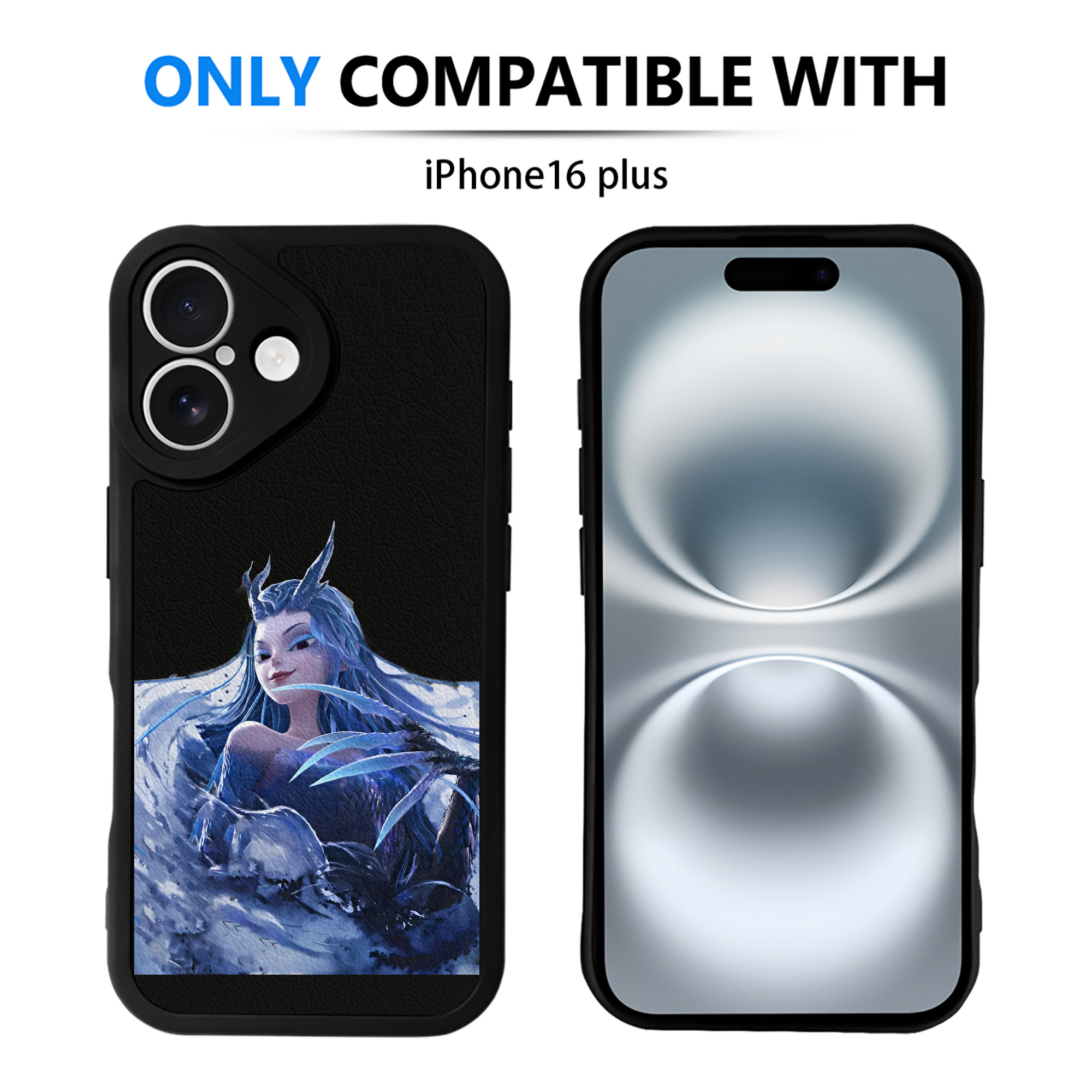 （画像用） Ne Zha 2 ナタ 魔童の大暴れ 【iPhone 16シリーズ対応】シリコンスマホケース（レザー調） 材質：シリコン